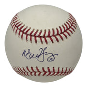 Michael Young Signed Autographed ROMLB Baseball JSA COA Texas Rangers0