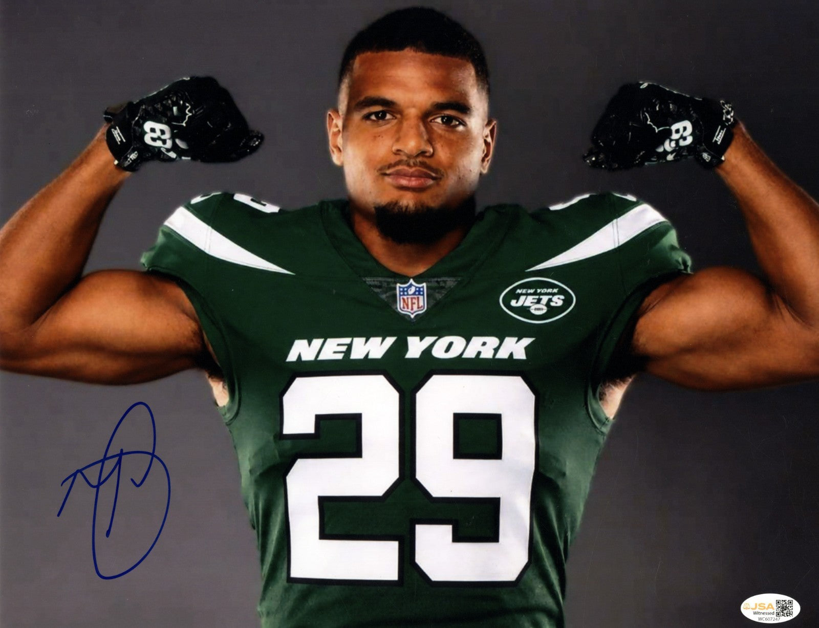 Minkah Fitzpatrick Signed Autographed New York Jets 11x14 Photo JSA Witness COA0