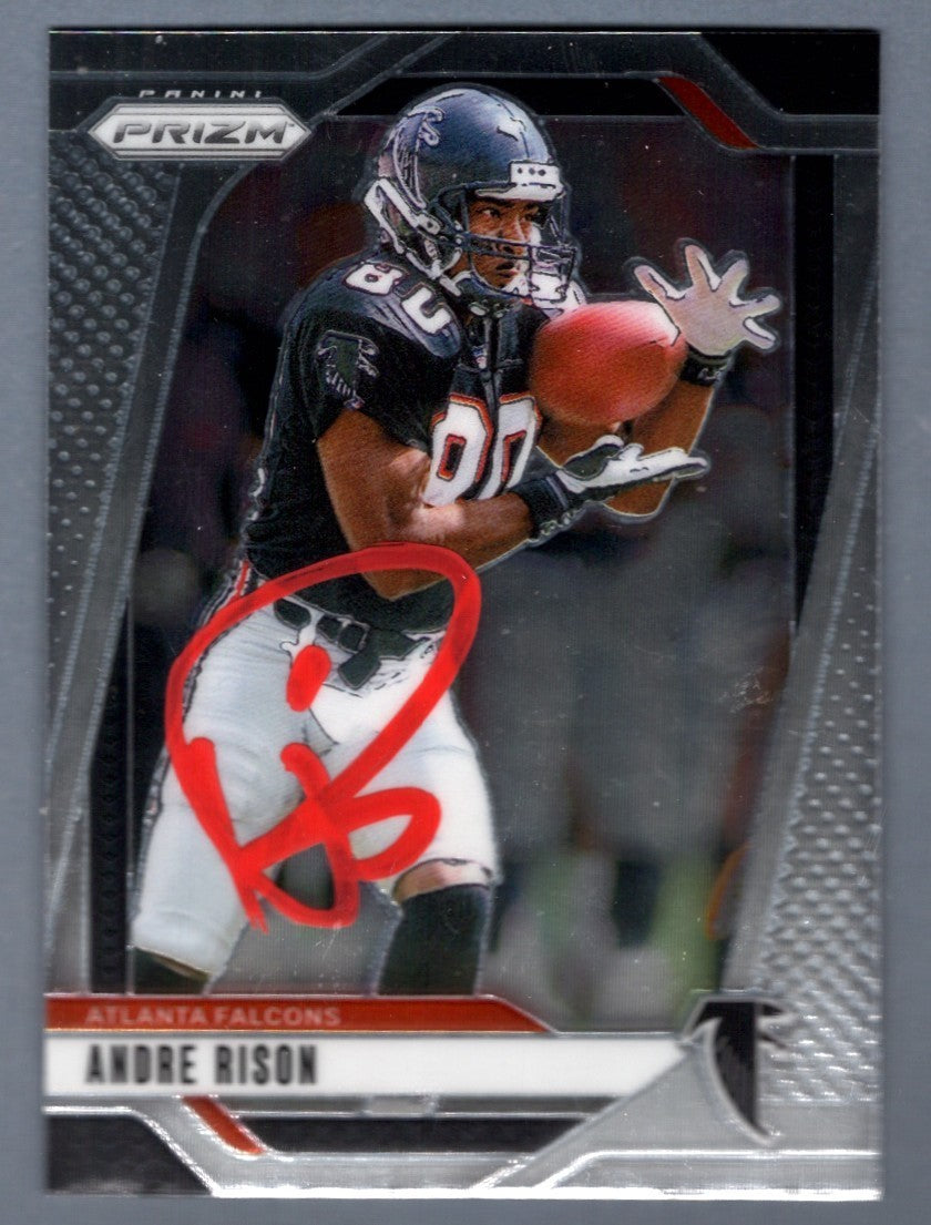 Andre Rison Signed 2024 Panini Prizm Football #16 LSCM COA Atlanta Falcons0