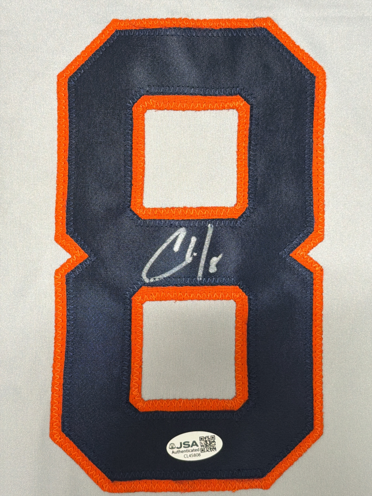 Christian Walker Signed Autographed Houston Astros Custom Jersey JSA COA1