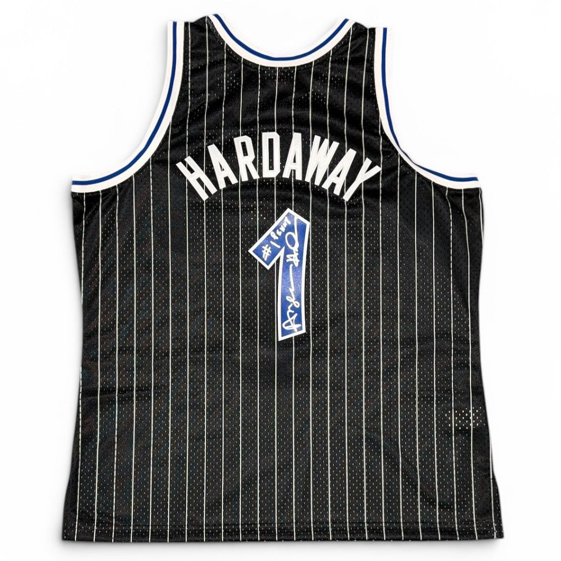 Anfernee Hardaway Signed Magic Mitchell & Ness Jersey w/ #1 Penny JSA COA0
