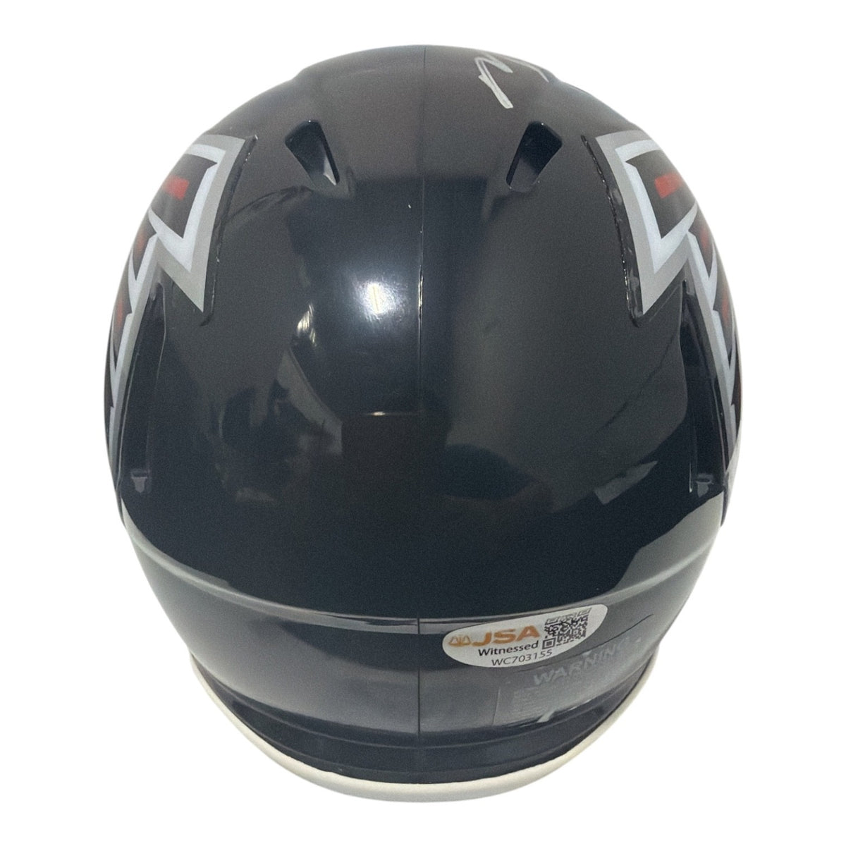 Michael Vick Signed Autographed Atlanta Falcons TB Mini Helmet JSA Witness COA2