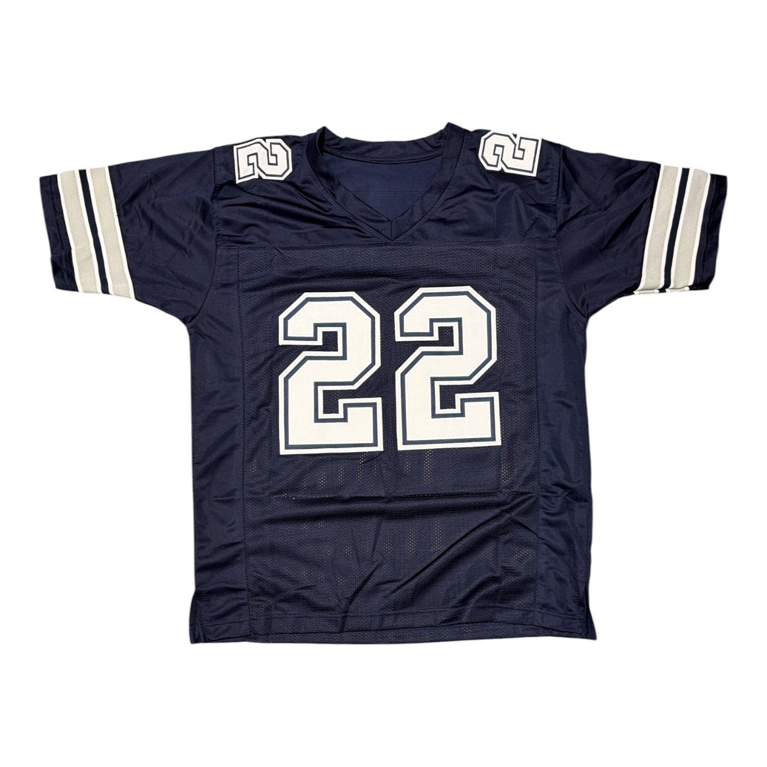 Emmitt Smith Signed Autographed Dallas Cowboys Custom Jersey JSA Witness COA2