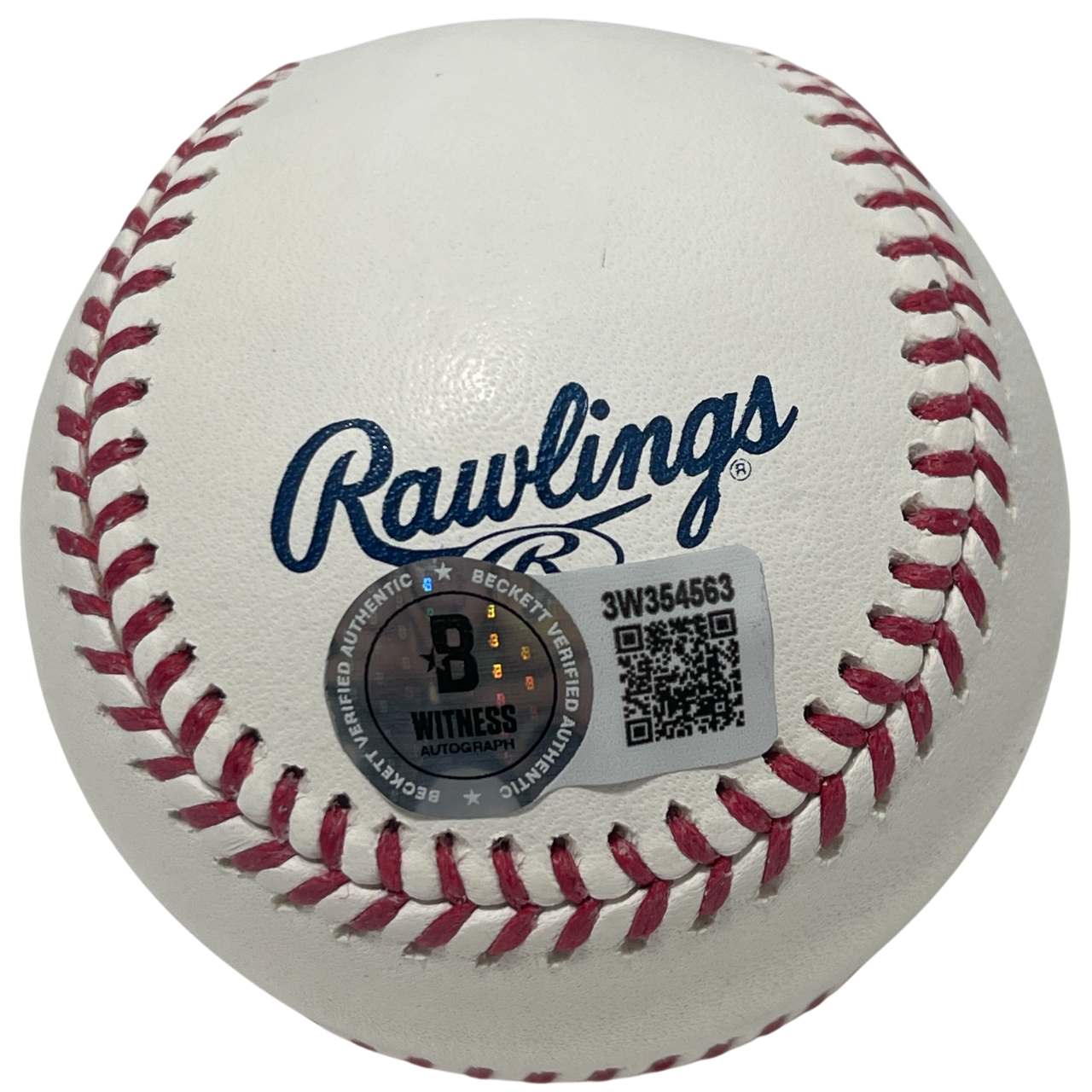 Jack Morris Signed Autographed HOF Logo ROMLB Baseball w #47 Beckett Wit BAS COA1