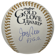 Jay Bell Signed Rawlings Gold Glove Logo Baseball w/ 93 GG Beckett Wit. BAS COA0