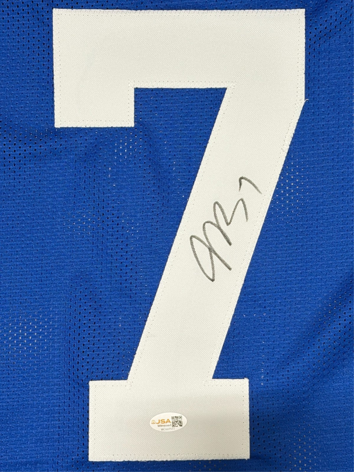 Jacoby Brissett Signed Indianapolis Colts Custom Jersey JSA Witness COA1