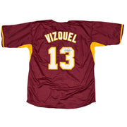 Omar Vizquel Signed Autographed Venezuela Custom Jersey JSA Witness COA0