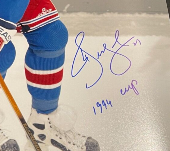 Alexei Kovalev Signed Autographed NY Rangers 16x20 Photo 1994 Cup JSA COA1