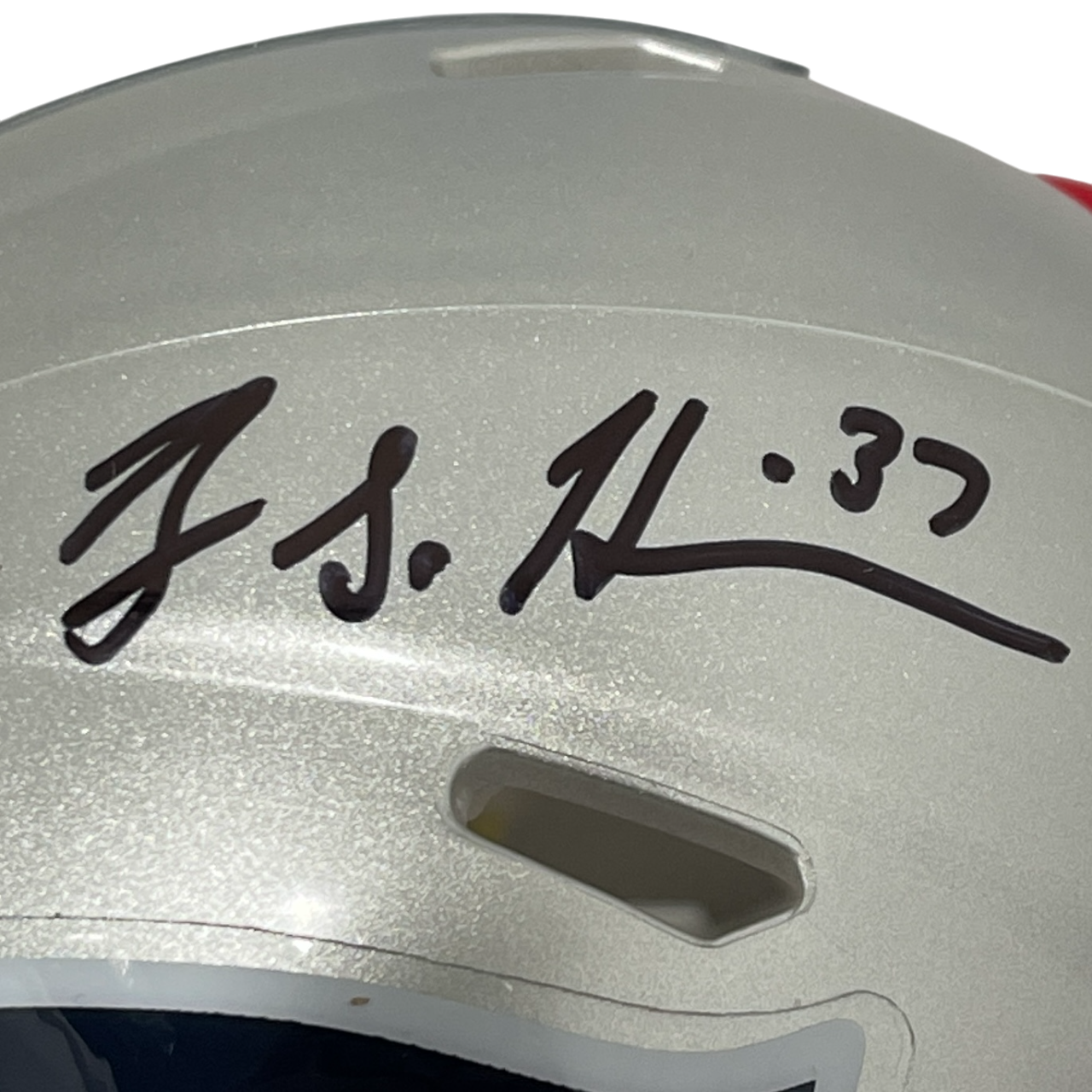 Rodney Harrison Signed New England Patriots Speed Mini Helmet Beckett W BAS COA1