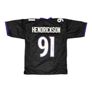 Trey Hendrickson Signed Baltimore Ravens Custom Jersey JSA Witness COA0