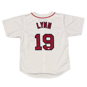 Fred Lynn Signed Autographed Boston Red Sox Custom Jersey JSA Witness COA0
