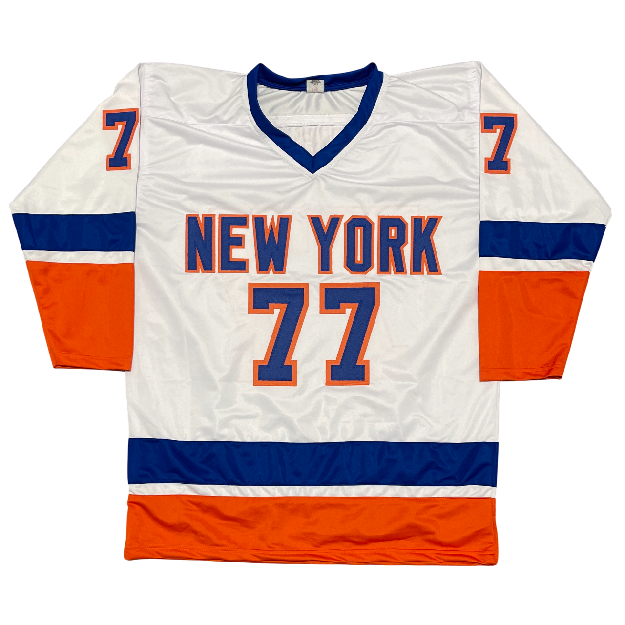 Pierre Turgeon Signed Islanders Custom Jersey w/ HOF 23 Beckett Witness BAS COA2