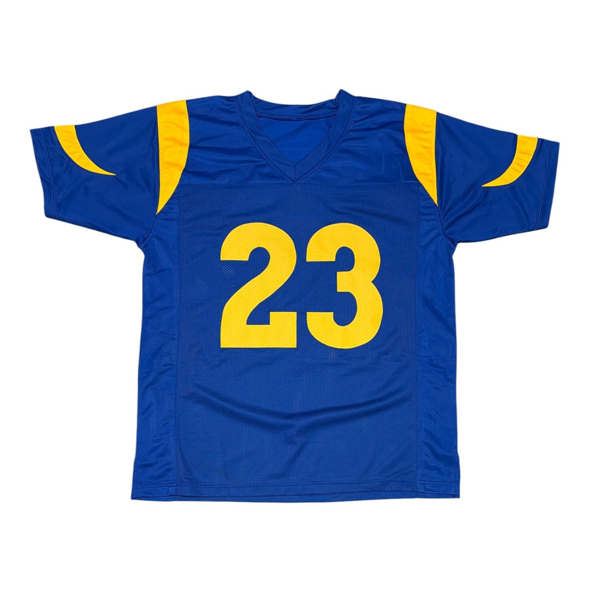 Kyren Williams Signed Los Angeles Rams Custom Blue Jersey JSA Witness COA2