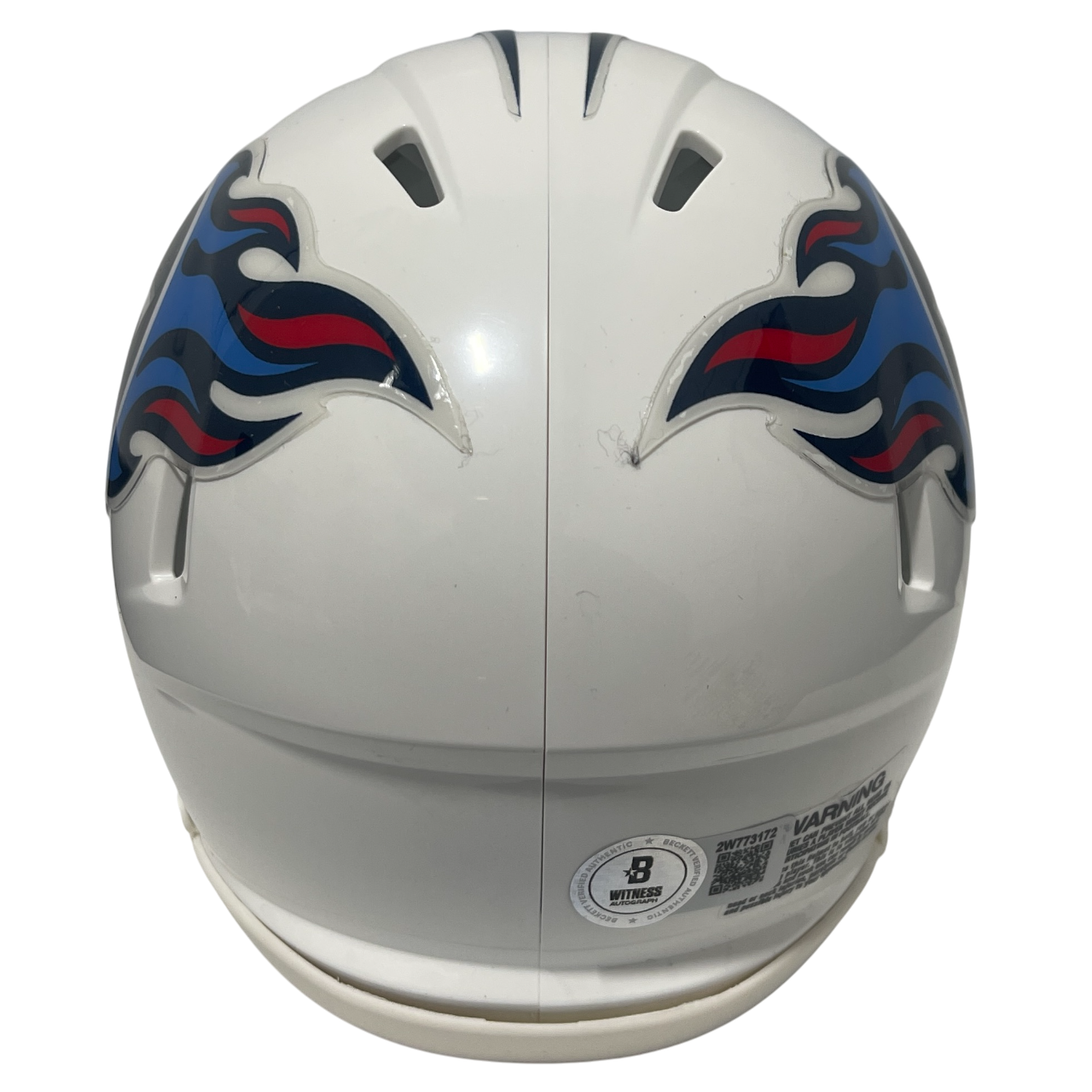 Jevon Kearse Signed Tennessee Titans TB Mini Helmet Beckett Witness BAS COA2