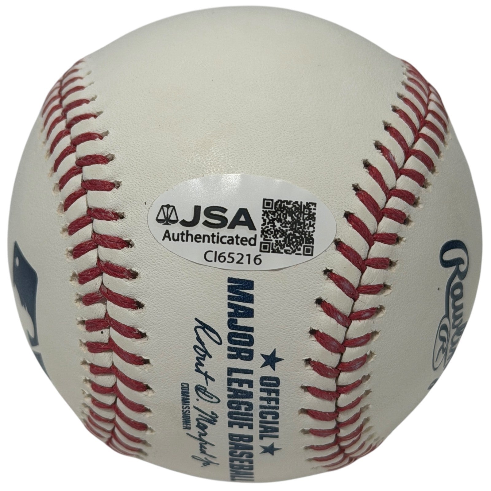 Druw Jones Signed ROMLB Baseball w/ No. 2 Pick JSA COA Arizona Diamondbacks1