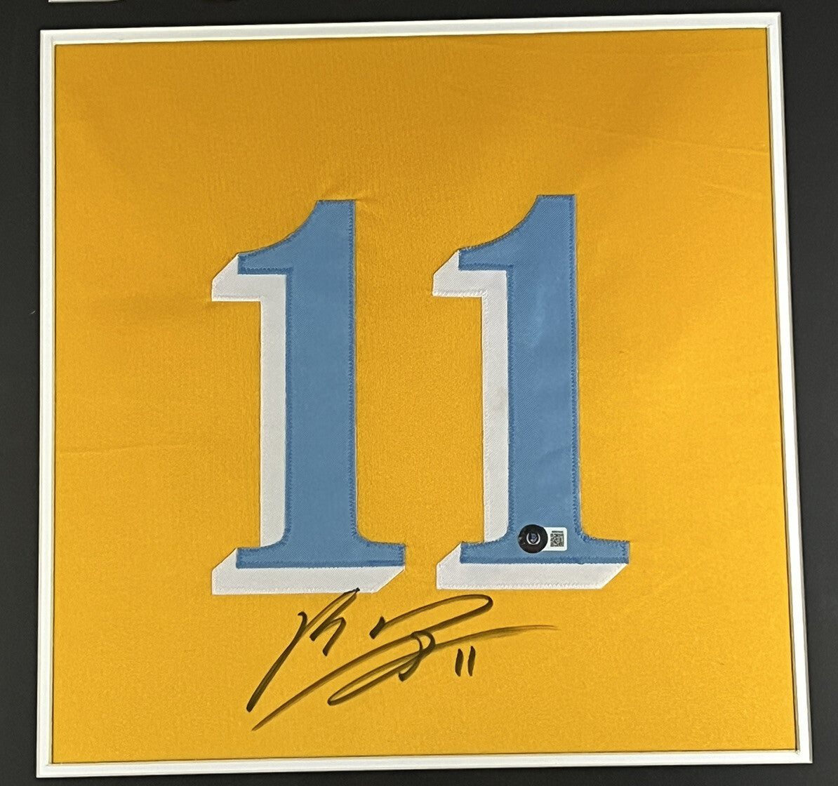 Rafael Devers Signed Framed Custom Jersey Boston Red Sox Beckett BAS COA1