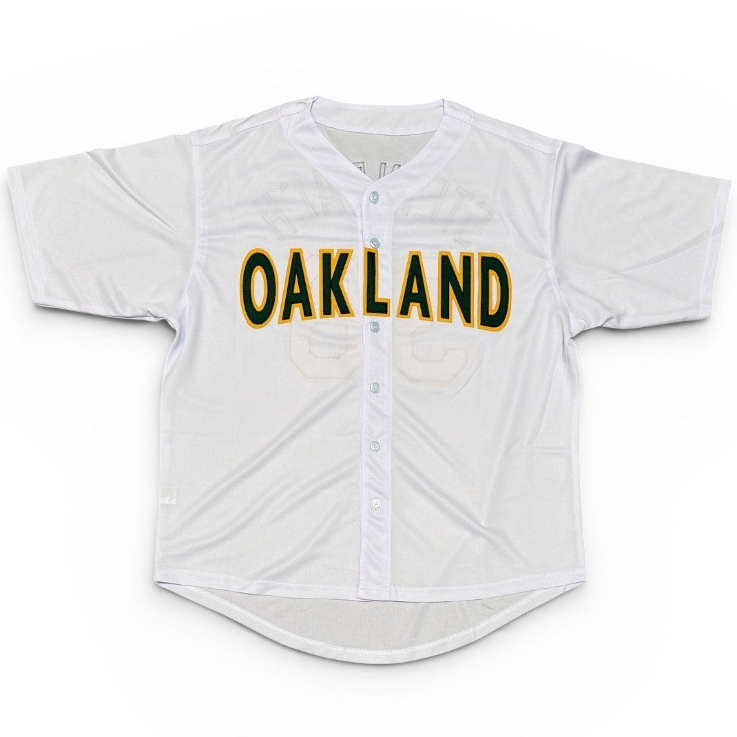 Terry Steinbach Signed Oakland Athletics Custom Jersey w/ WSC Beckett W BAS COA2