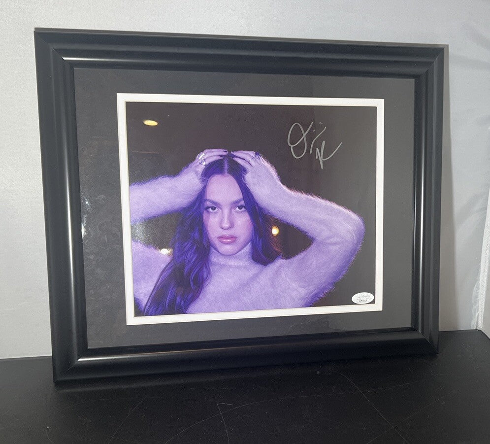 Olivia Rodrigo Signed 11x14 Framed Photo JSA COA Hot Pop Music Star Guts3