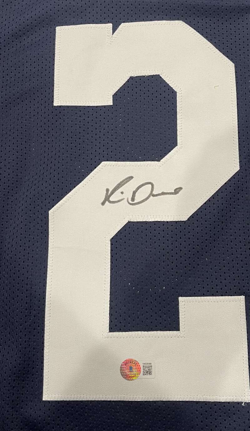 Rico Dowdle Signed Cowboys TB Custom Jersey w/ We Dem Boyz! Beckett BAS COA1