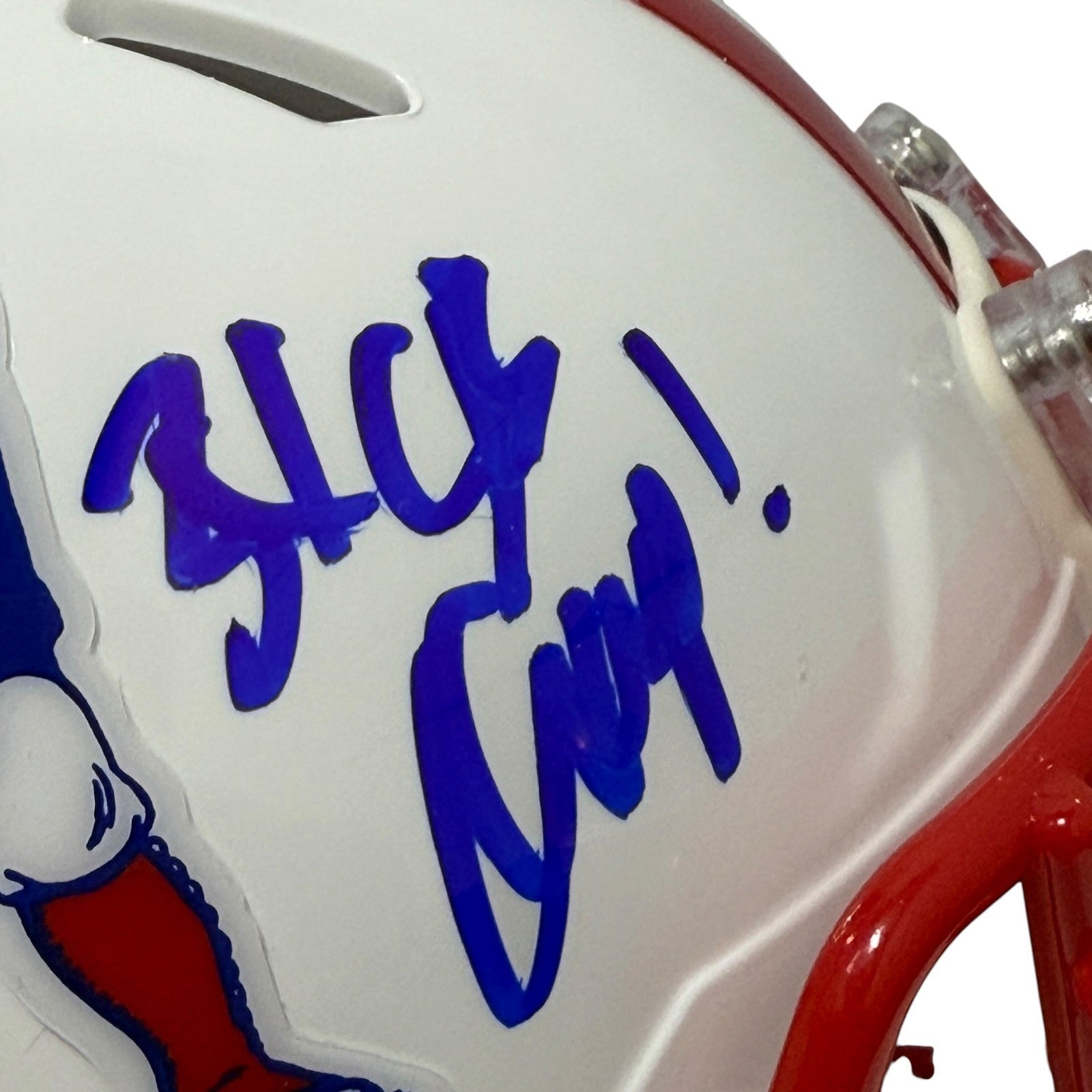 Ted Johnson Signed Patriots TB Mini Helmet w/ 3x SB Champ JSA Witness COA2