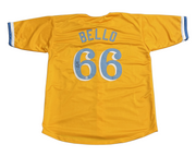 Brayan Bello Signed Red Sox City Connect Custom Jersey Beckett Wit BAS COA0