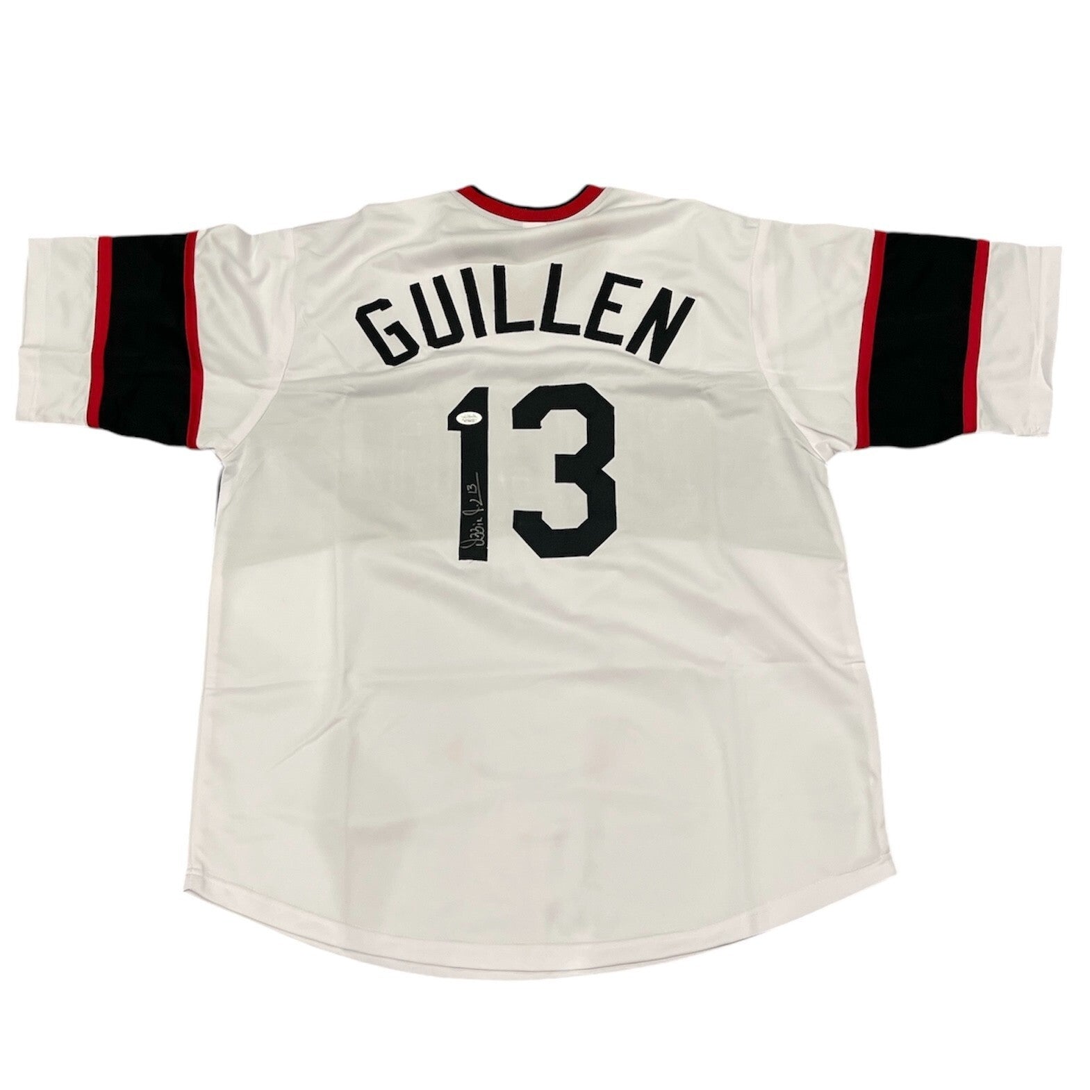 Ozzie Guillen Signed Auto Autographed Chicago White Sox Jersey JSA COA0