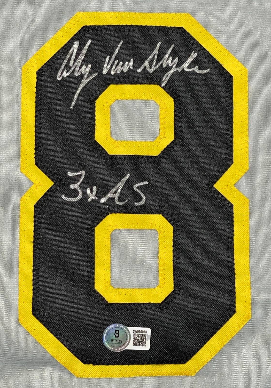 Andy Van Slyke Signed Pittsburgh Pirates Custom Jersey w 3x AS Beckett W BAS COA1