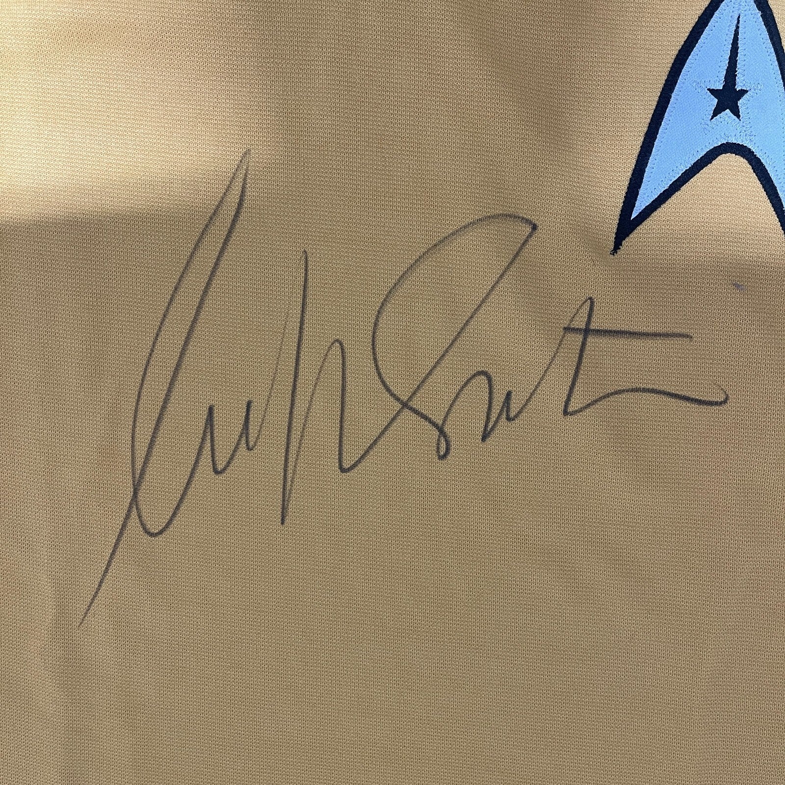 William Shatner Signed Autographed Star Trek Captain Kirk Shirt Uniform PSA COA1