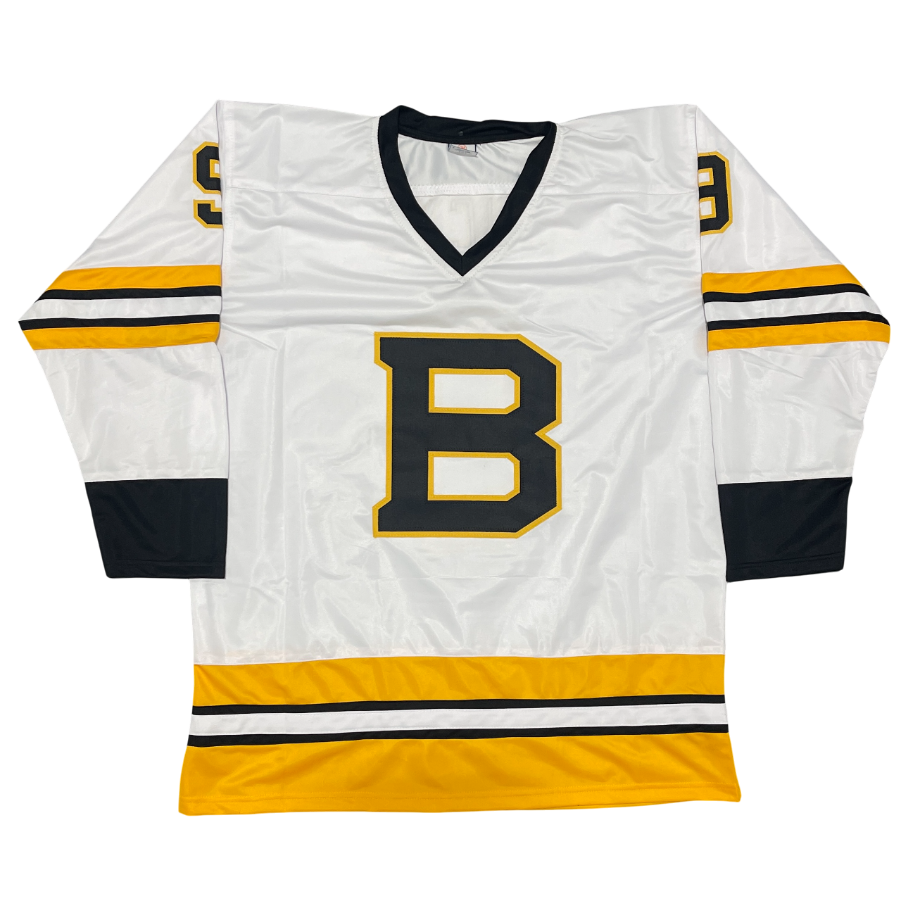 Johnny Bucyk Signed Bruins Custom Jersey HOF 1981 + SCC Beckett W BAS COA2