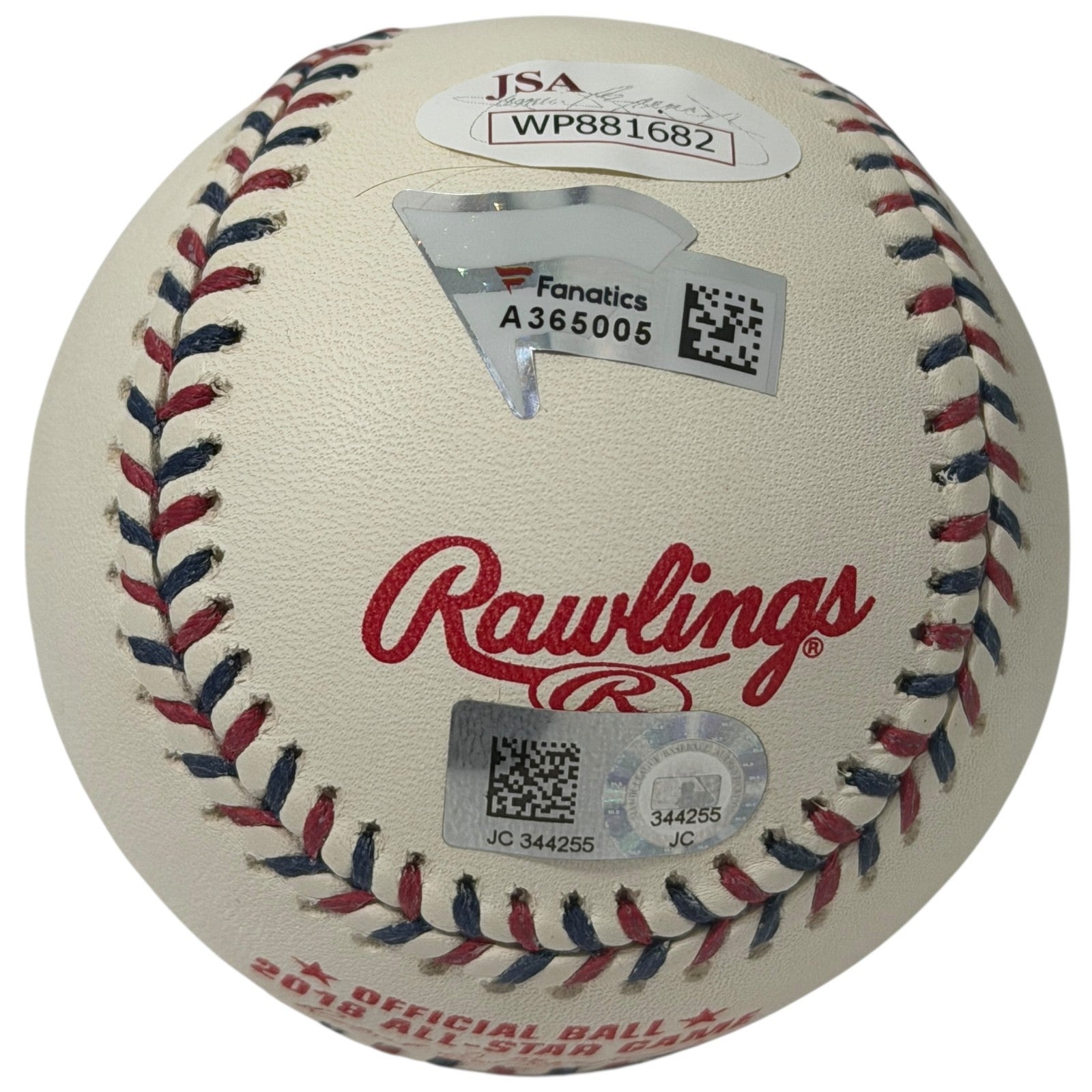 Nolan Arenado Signed 2018 All Star Game Baseball JSA + Fanatics + MLB COA1