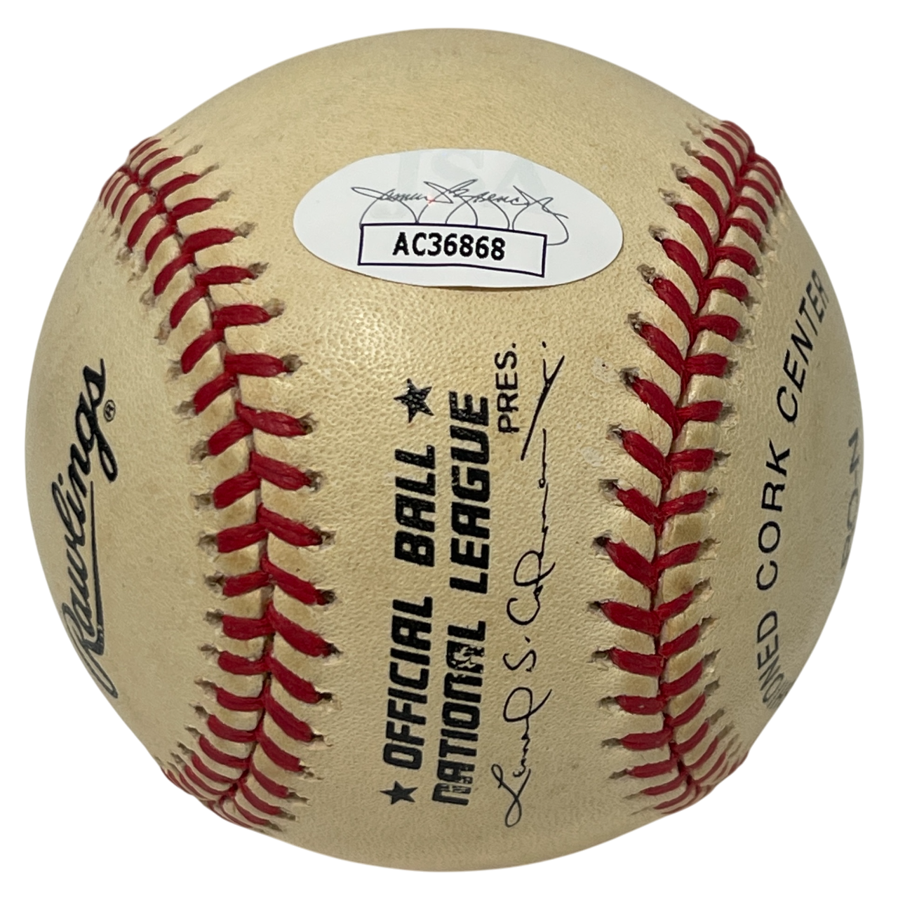 Mike Piazza Signed Rawlings National League Baseball New York Mets JSA COA H5