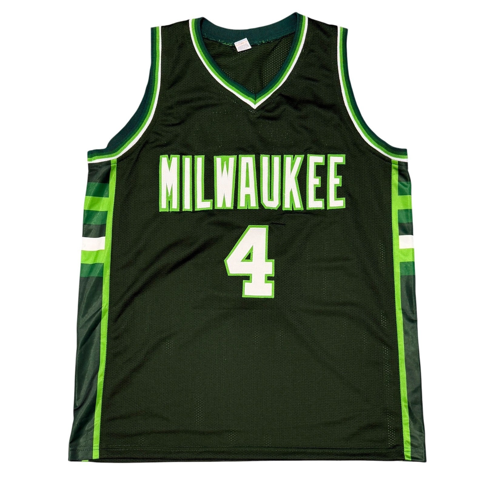 Sidney Moncrief Signed Milwaukee Bucks Custom Jersey w/ HOF 19 JSA Witness COA2