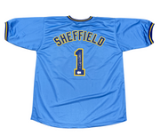 Gary Sheffield Signed Milwaukee Brewers Custom Jersey Beckett Witness BAS COA0