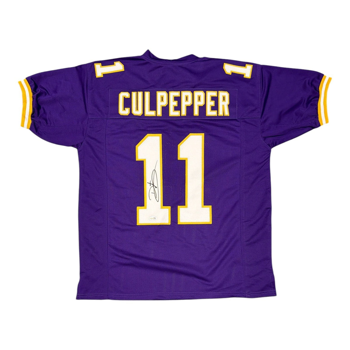 Daunte Culpepper Signed Autographed Minnesota Vikings Custom Jersey JSA Wit. COA0