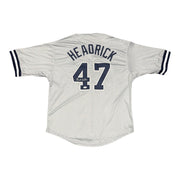 Brent Headrick Signed Autographed New York Yankees Custom Jersey JSA COA0
