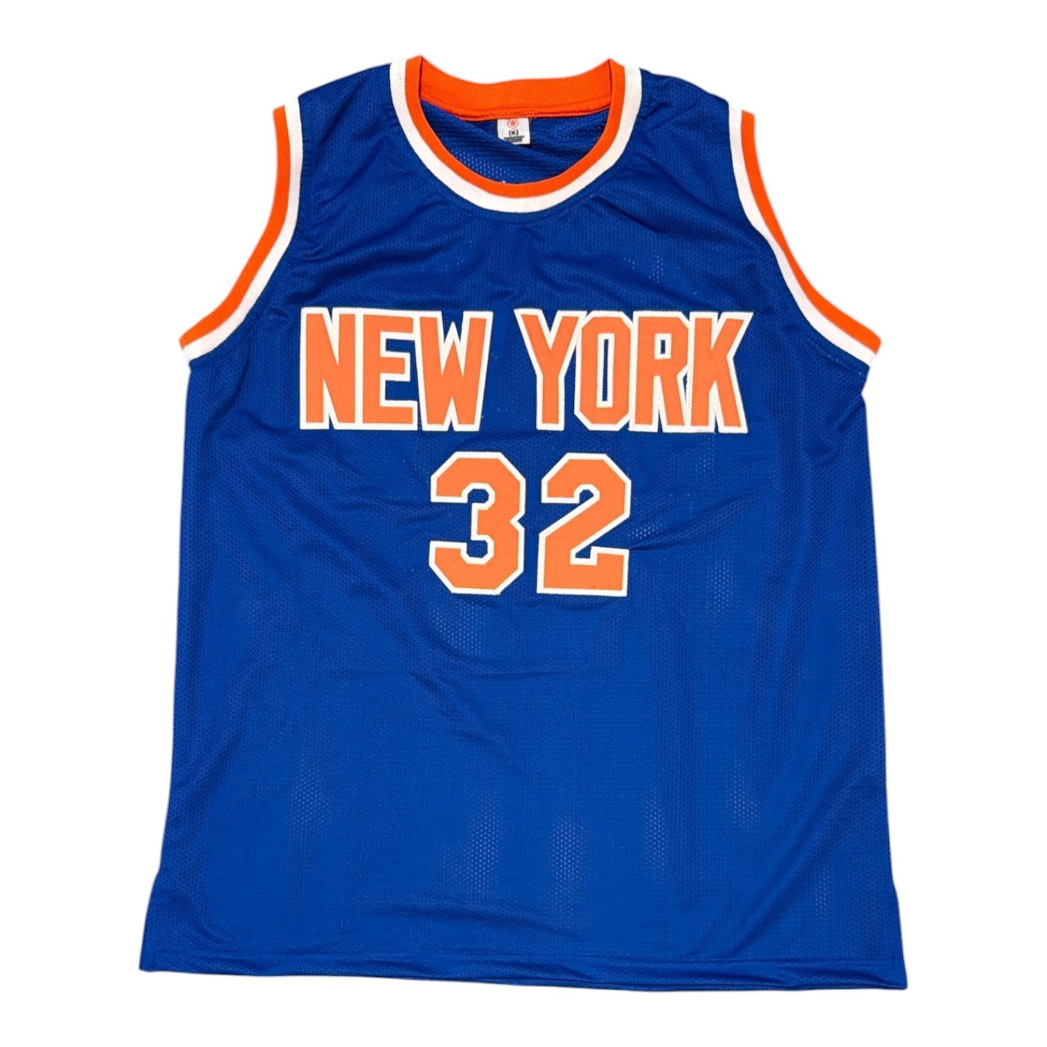 Xavier McDaniel Signed Autographed New York Knicks Custom Jersey JSA Witness COA2