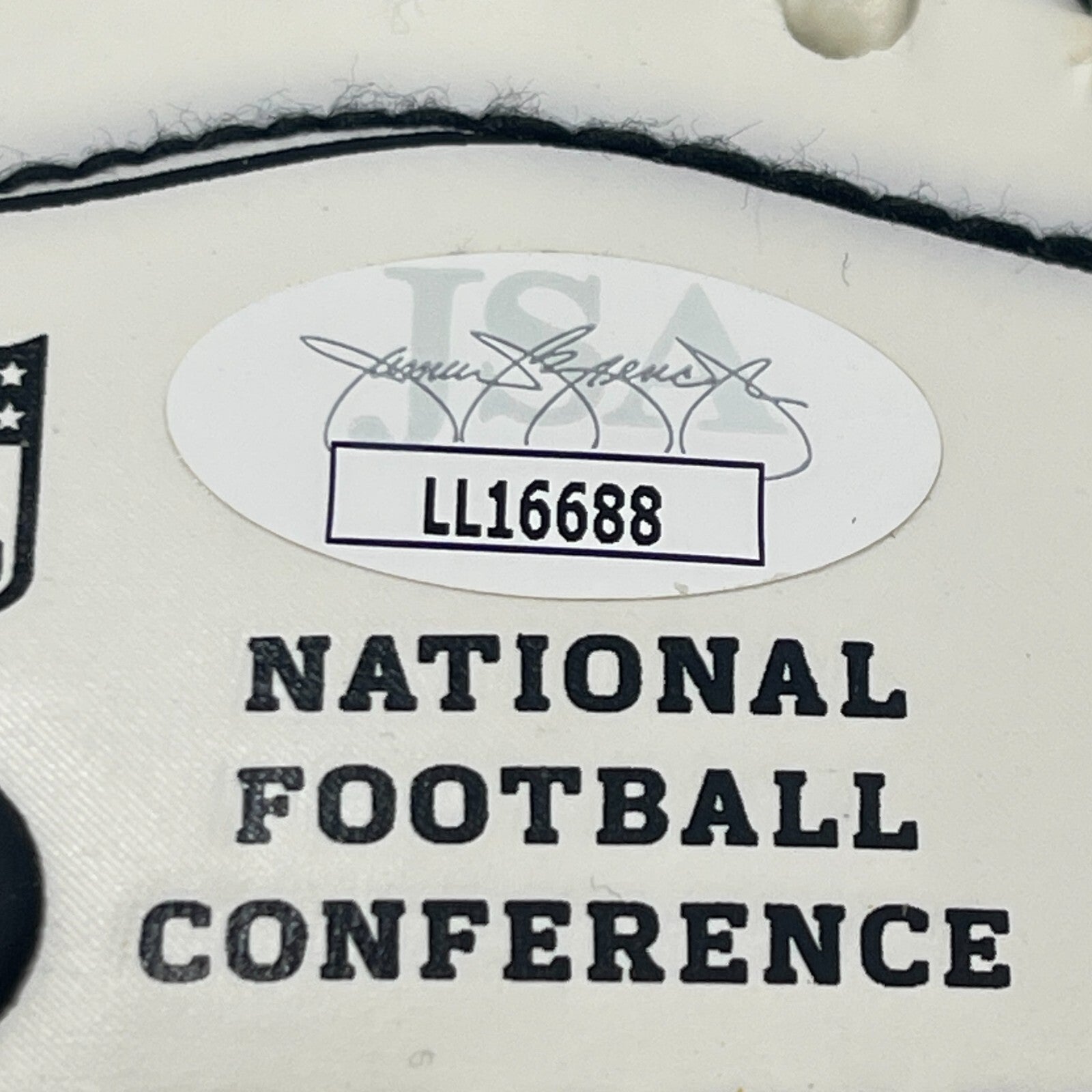 AJ Green Signed Wilson Mini White Panel NFL Football Cincinnati Bengals JSA COA4