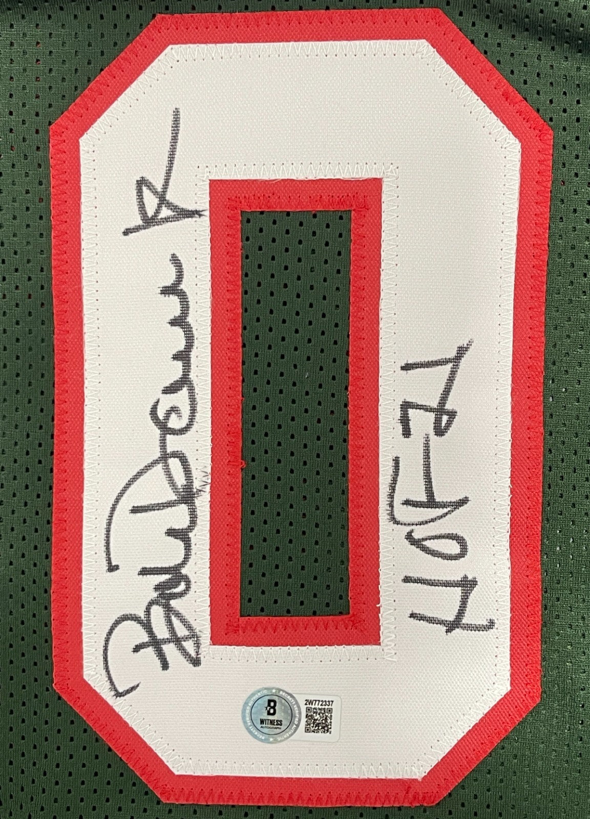 Bob Dandridge Signed Milwaukee Bucks Custom Jersey w/ HOF 21 Beckett Wit BAS COA1