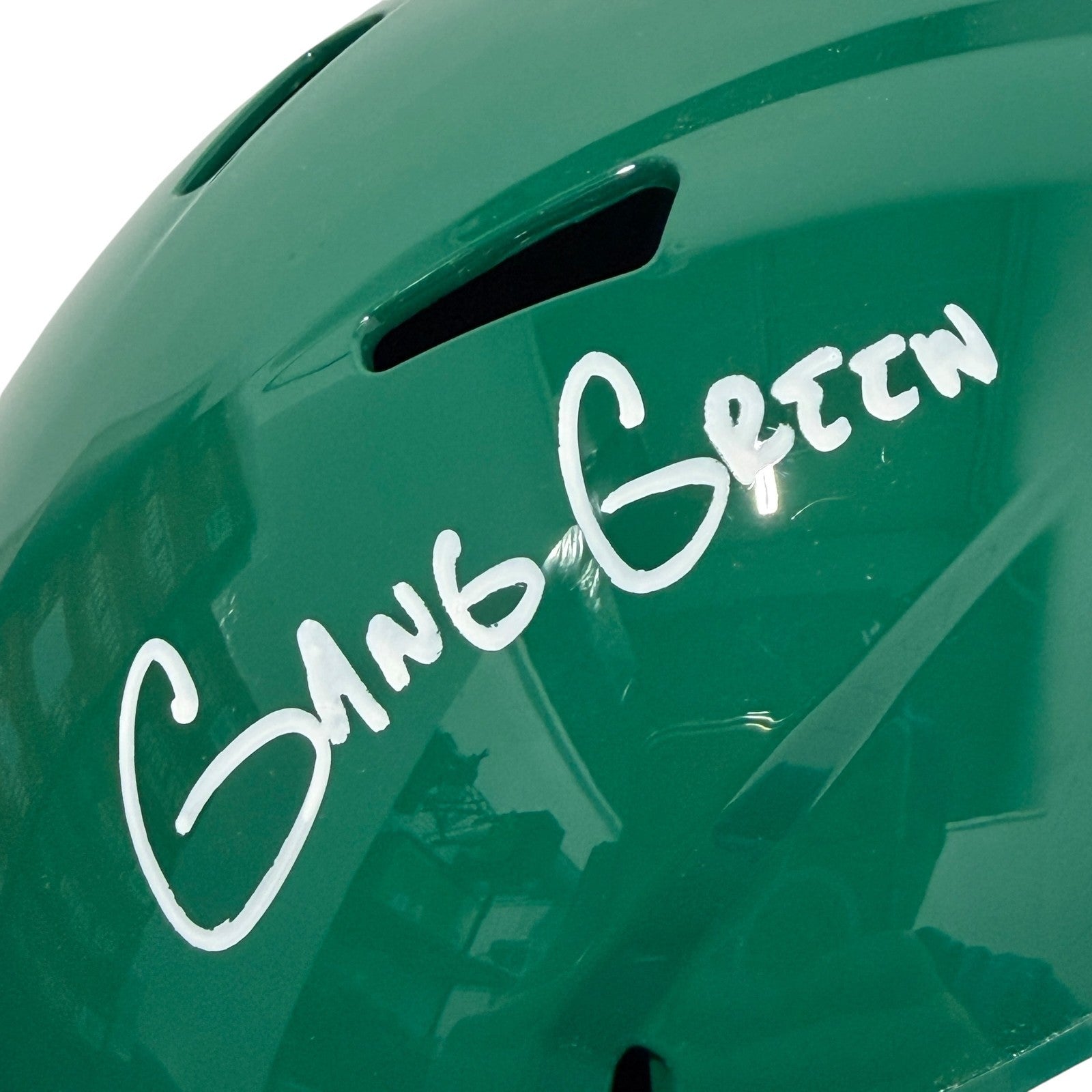 Minkah Fitzpatrick Signed Jets TB FS Full Size Helmet w/ Gang Green JSA W COA2