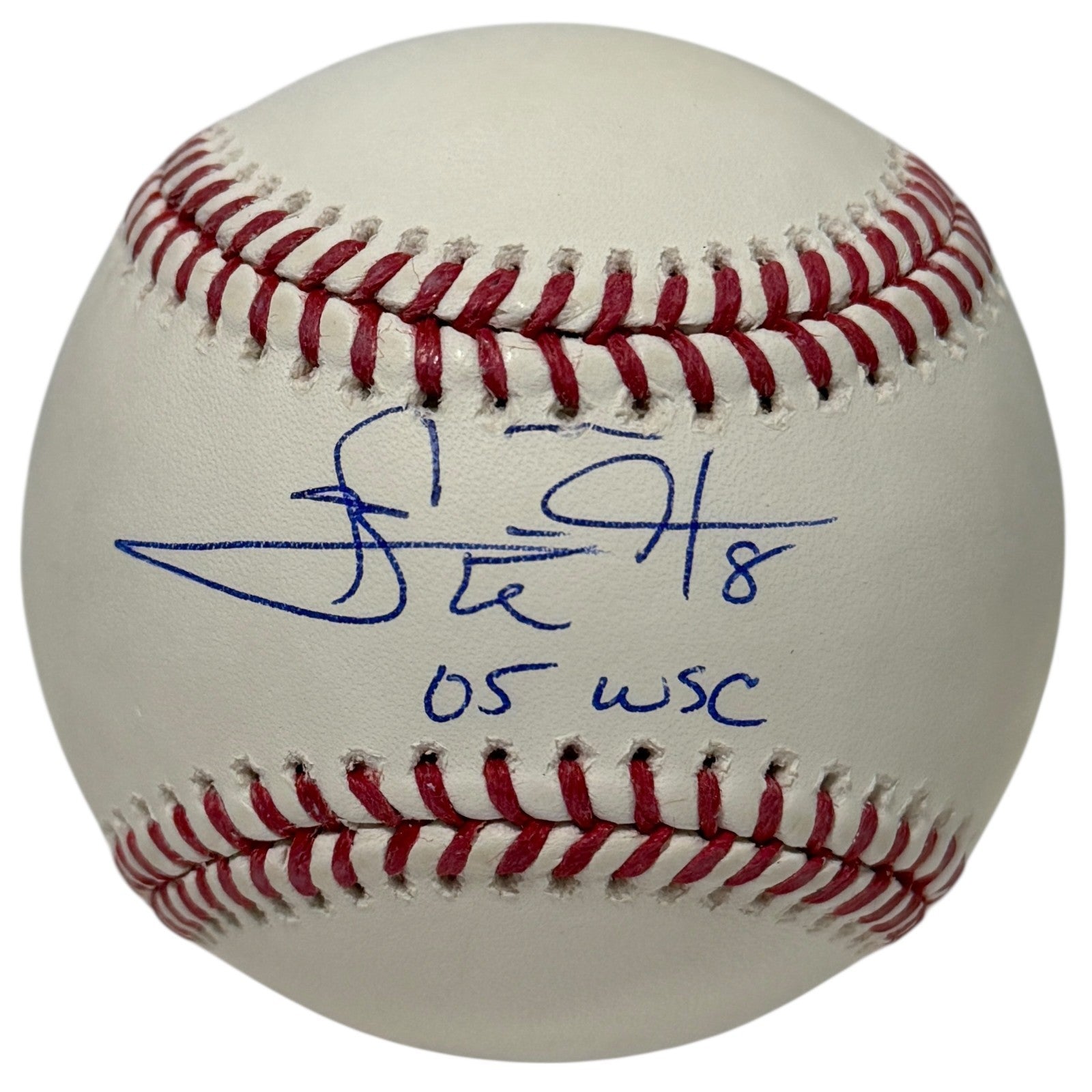Carl Everett Signed Autographed ROMLB Baseball w/ 05 WSC JSA Witness COA0