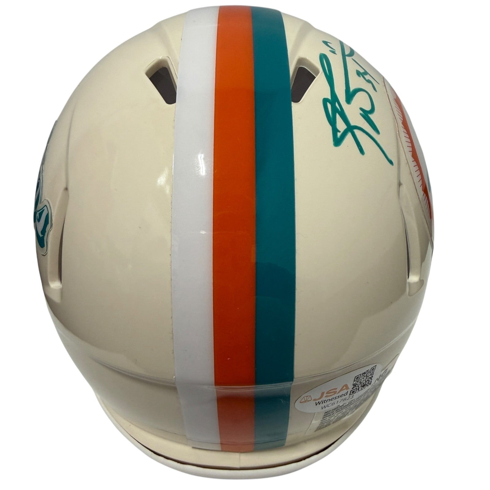 Ricky Williams Signed Dolphins Retro Mini Helmet w Smoke Weed Everyday JSA W COA3
