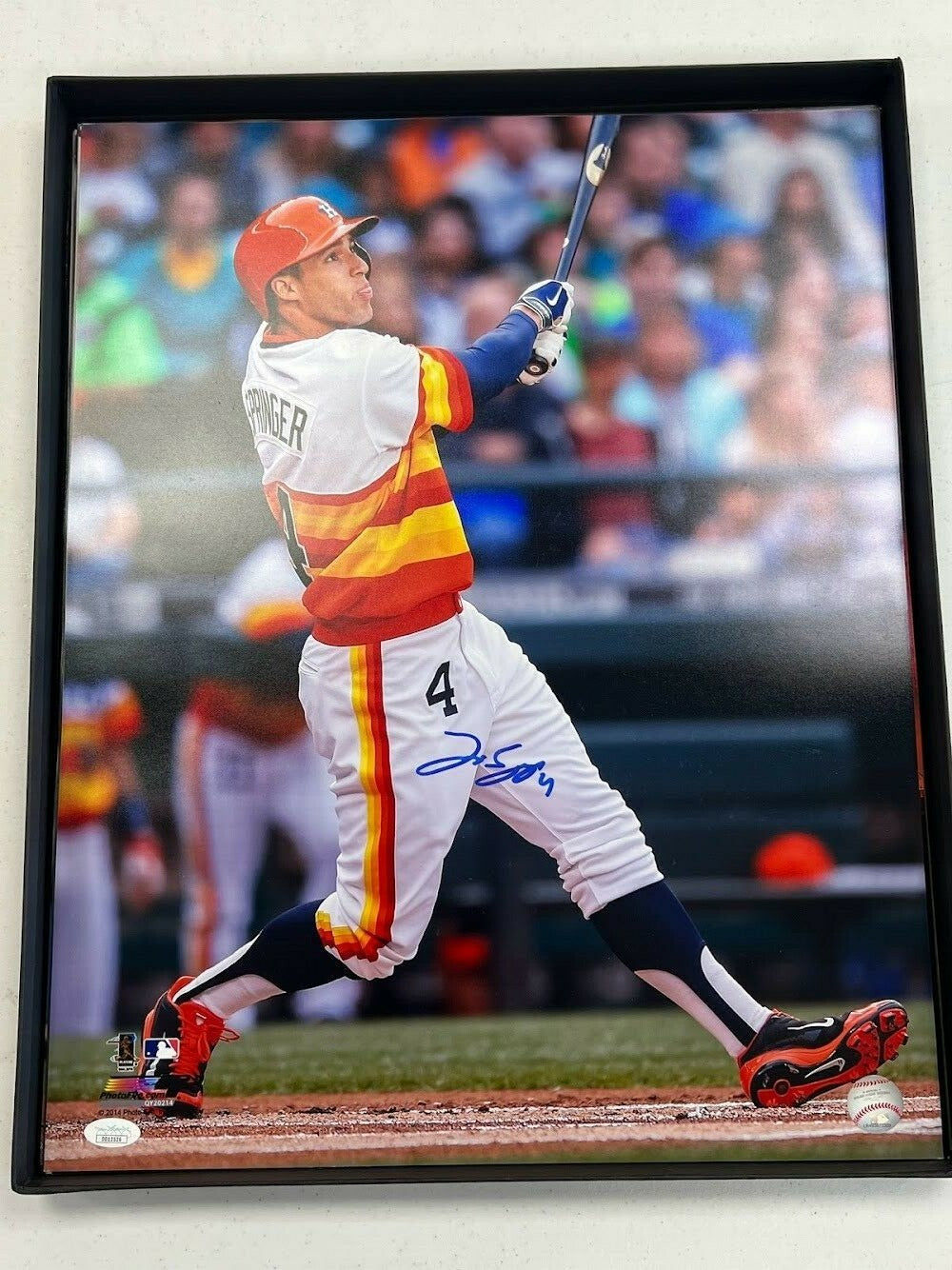 George Springer Signed Autographed 16x20 Photo JSA COA Houston Astros SI0