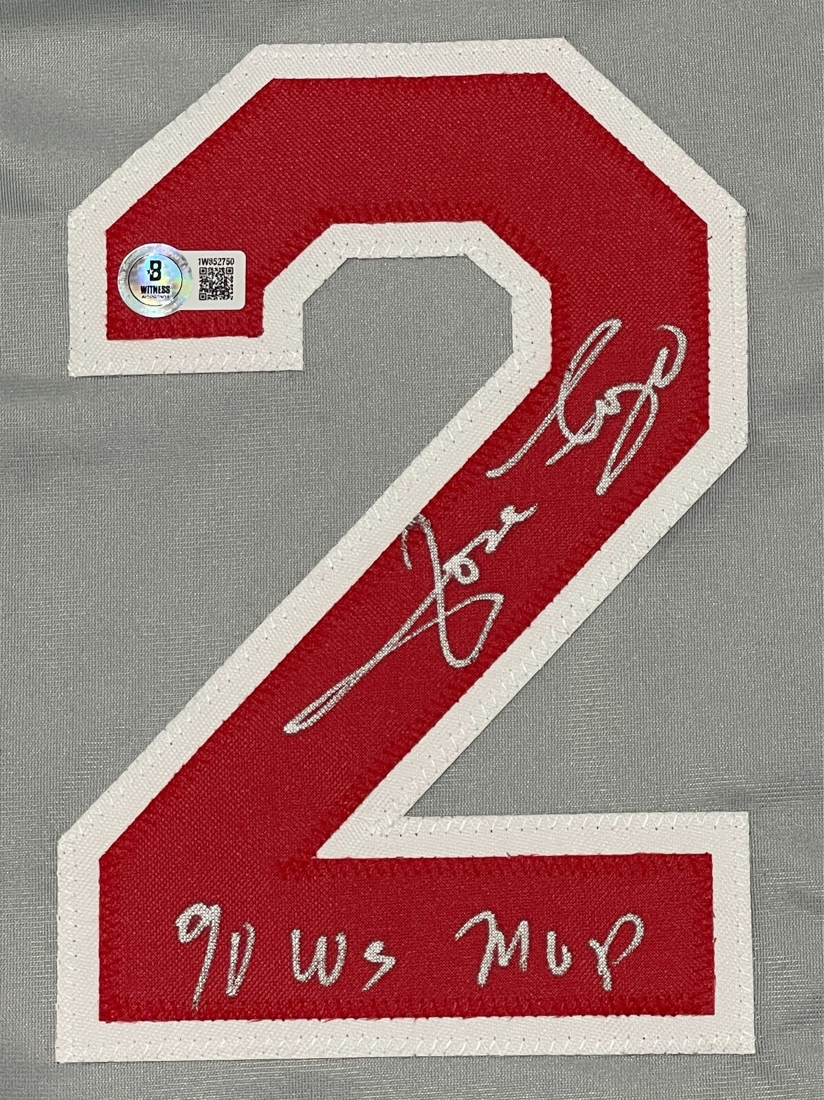 Jose Rijo Signed Cincinnati Reds Custom Jersey w/ 90 WS MVP Beckett Wit BAS COA1