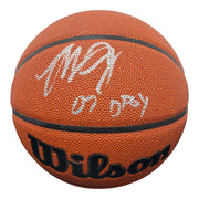 Marcus Camby Signed Autographed Wilson NBA Basketball w/ 07 DPOY JSA Witness COA0