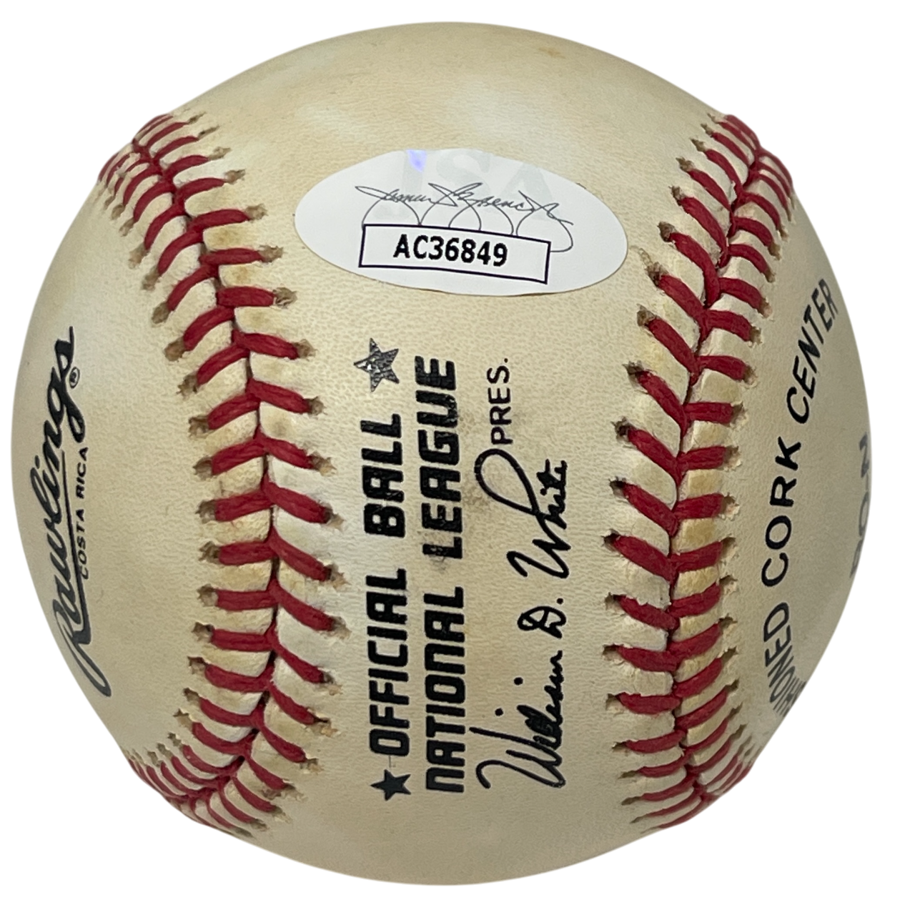 Bobby Bonilla Signed Rawlings National League Baseball New York Mets JSA COA A5