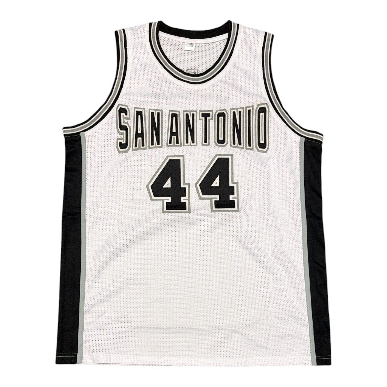 George Gervin Signed San Antonio Spurs Custom Jersey w/ HOF 96 Beckett W BAS COA2