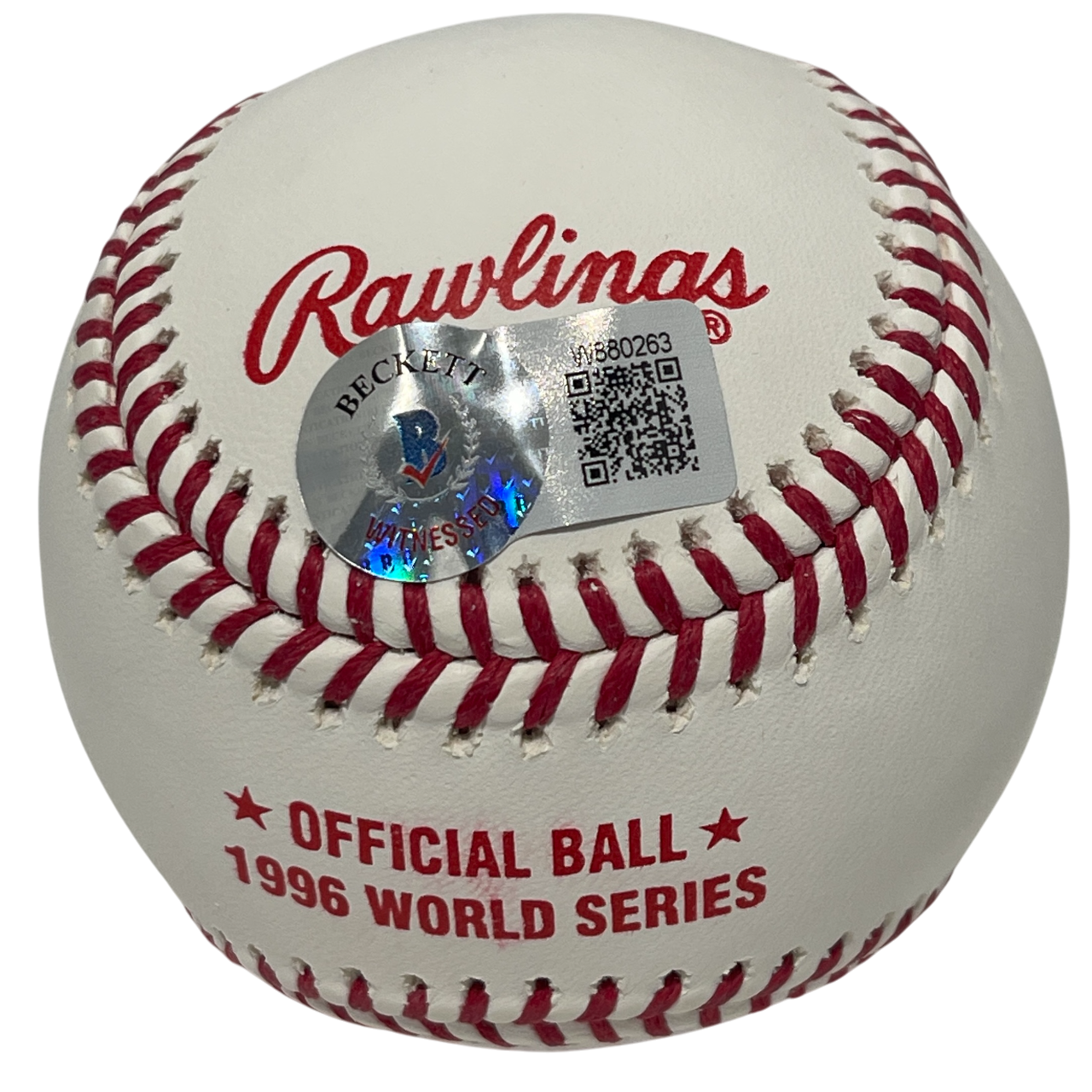 Paul O'Neill Signed 1996 WS ROMLB Baseball Dynasty Begins Beckett BAS COA A2