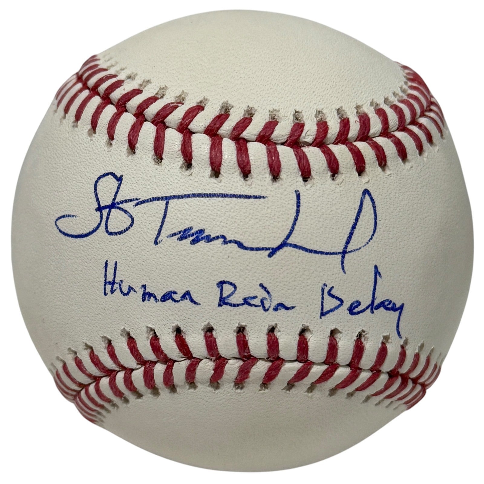 Steve Trachsel Signed ROMLB Baseball w/ Human Rain Delay Insc JSA Witness COA0