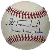 Steve Trachsel Signed ROMLB Baseball w/ Human Rain Delay Insc JSA Witness COA0
