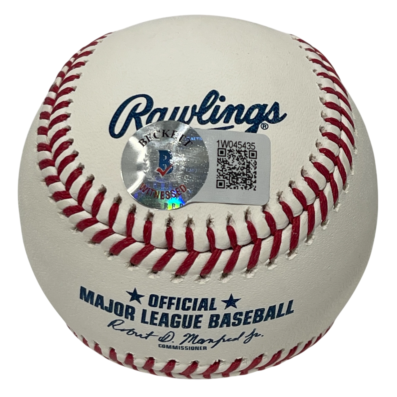 Adolis Garcia Signed Rawlings ROMLB Baseball Beckett Witness BAS COA Rangers1